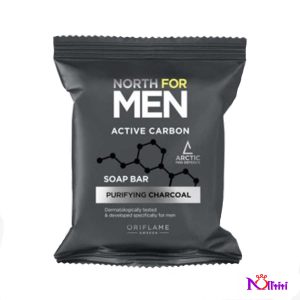 صابون مردانه کربن اکتیو اوریفلیم سری NORTH FOR MEN